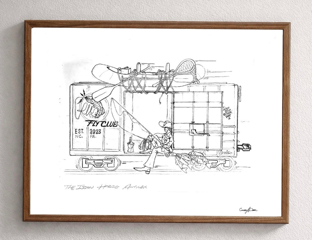 Iron Horse Angler - Print