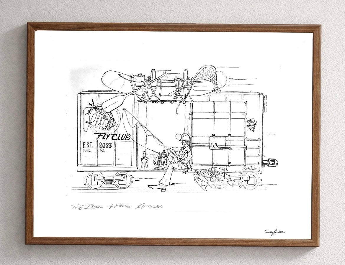 Iron Horse Angler - Print