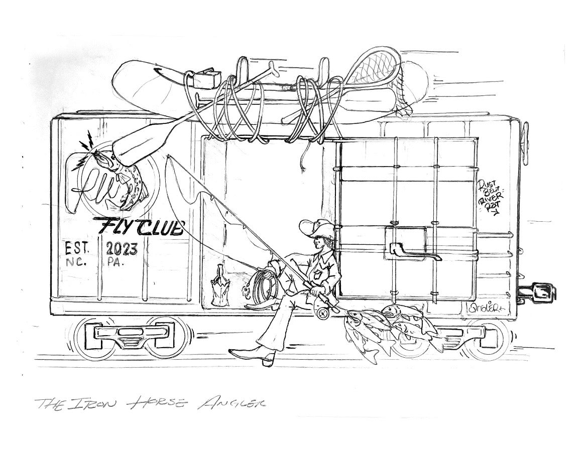 Iron Horse Angler - Print