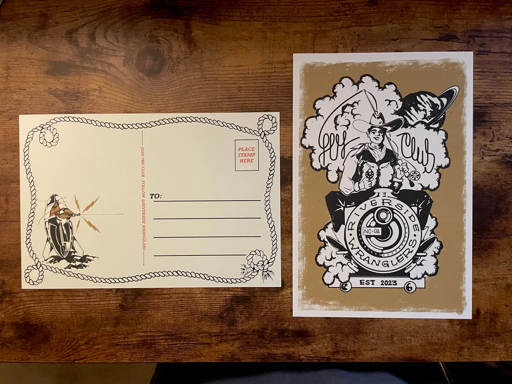 Fly Club Post Card Pack - mini print