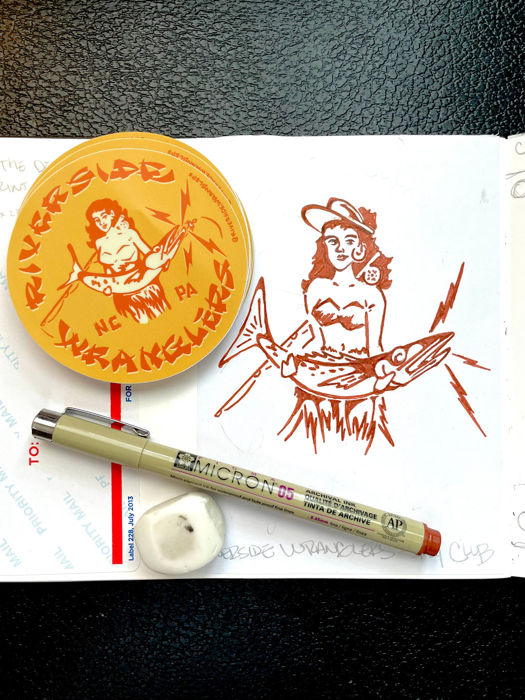 Fly Girl Sticker