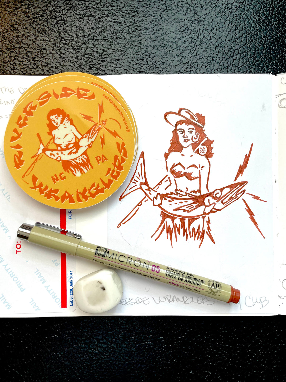 Fly Girl Sticker