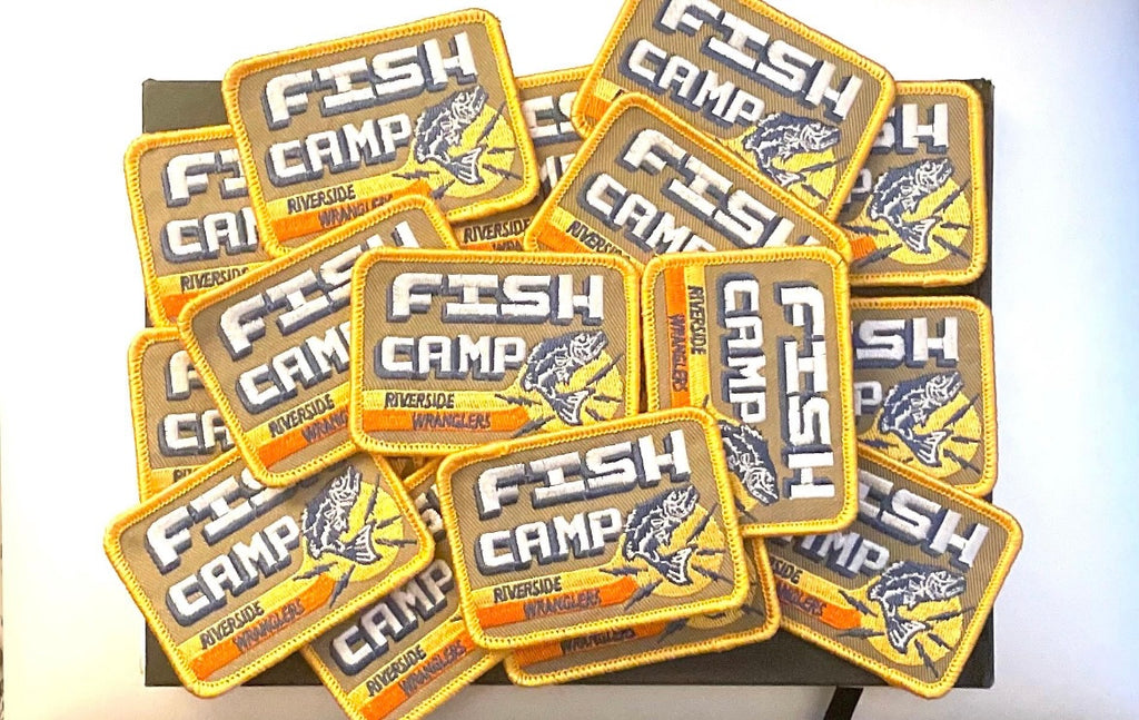Fish Camp - Iron on Patch