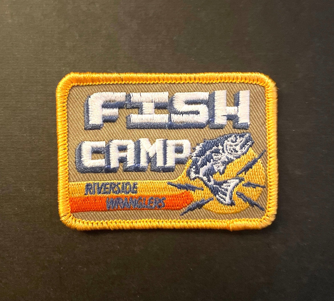 Fish Camp - Iron on Patch